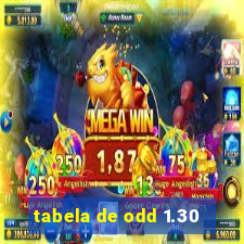 tabela de odd 1.30